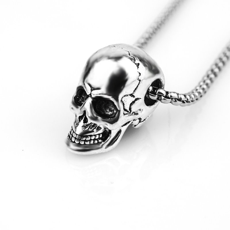 Minnieskull Halloween skull hip hop male necklace - Minnieskull