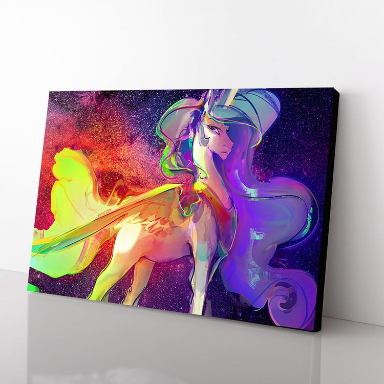 Rainbow Unicorn Canvas Wall Art