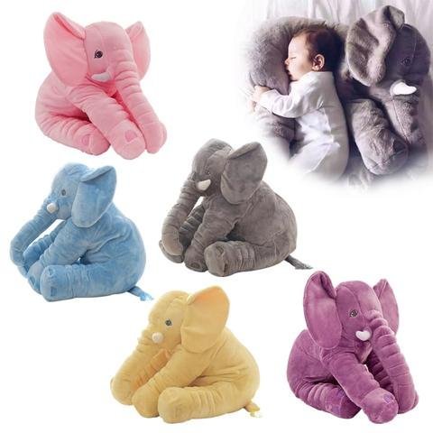 Infant Plush Elephant Pillow