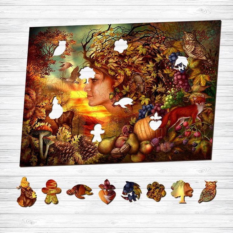 Forest Goddess Wooden Puzzle