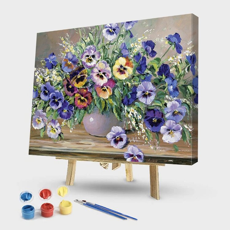 40x50cm - Paint By Numbers Flowers