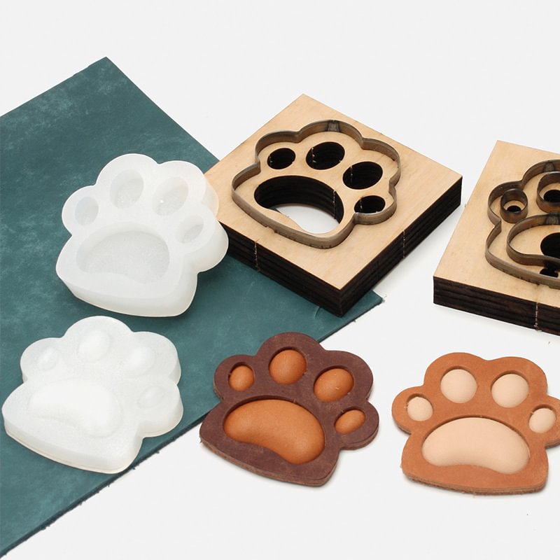 Paw Shaped Cutting Die And Wet Forming Mold