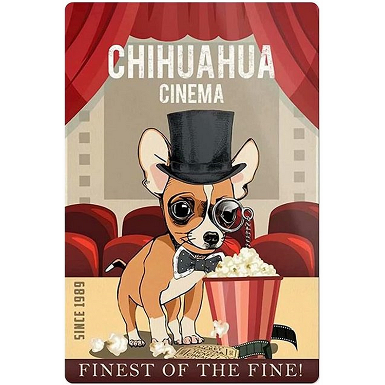 Chihuahua Dog - Vintage Tin Signs