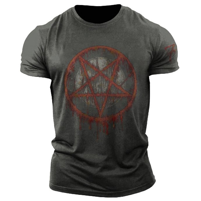 Mens Five-Pointed Star Tactical T-shirt / [viawink] /