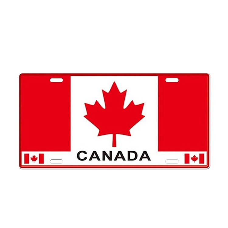 Canada - License Tin Signs - 15*30CM