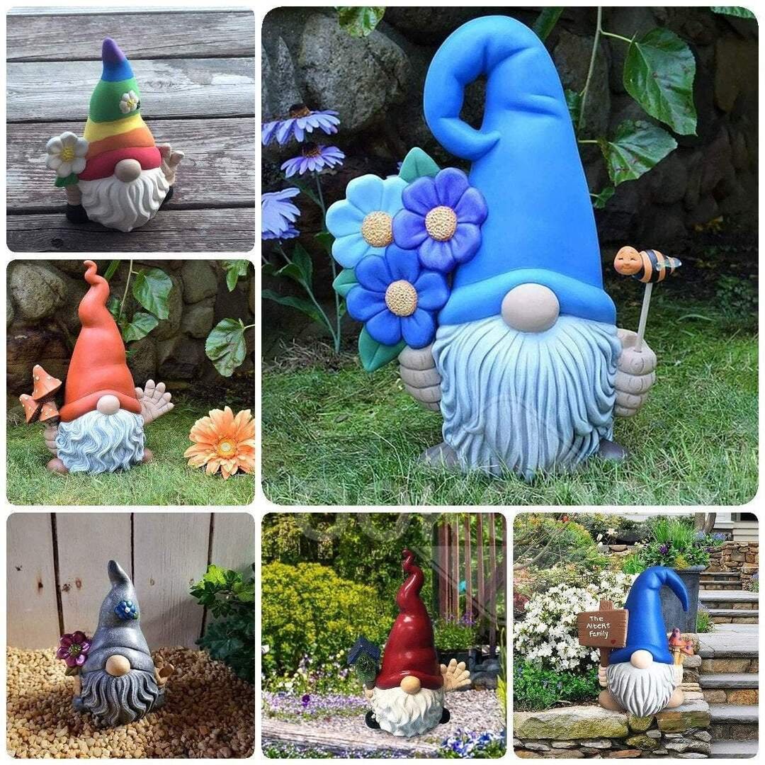 Lovely Resin Gnome Statue For Holiday Gift And Home Decoration、、sdecorshop