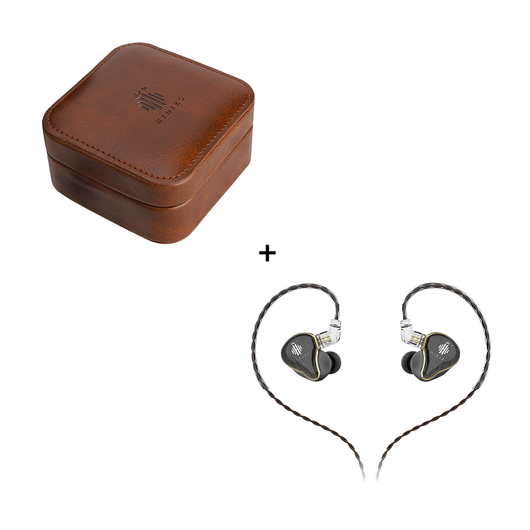 Hidizs EA01 Leather Case + MS4 Earphones Bundles-Hidizs