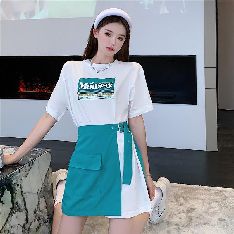 Casual Long Tee Two-Piece Set P10541