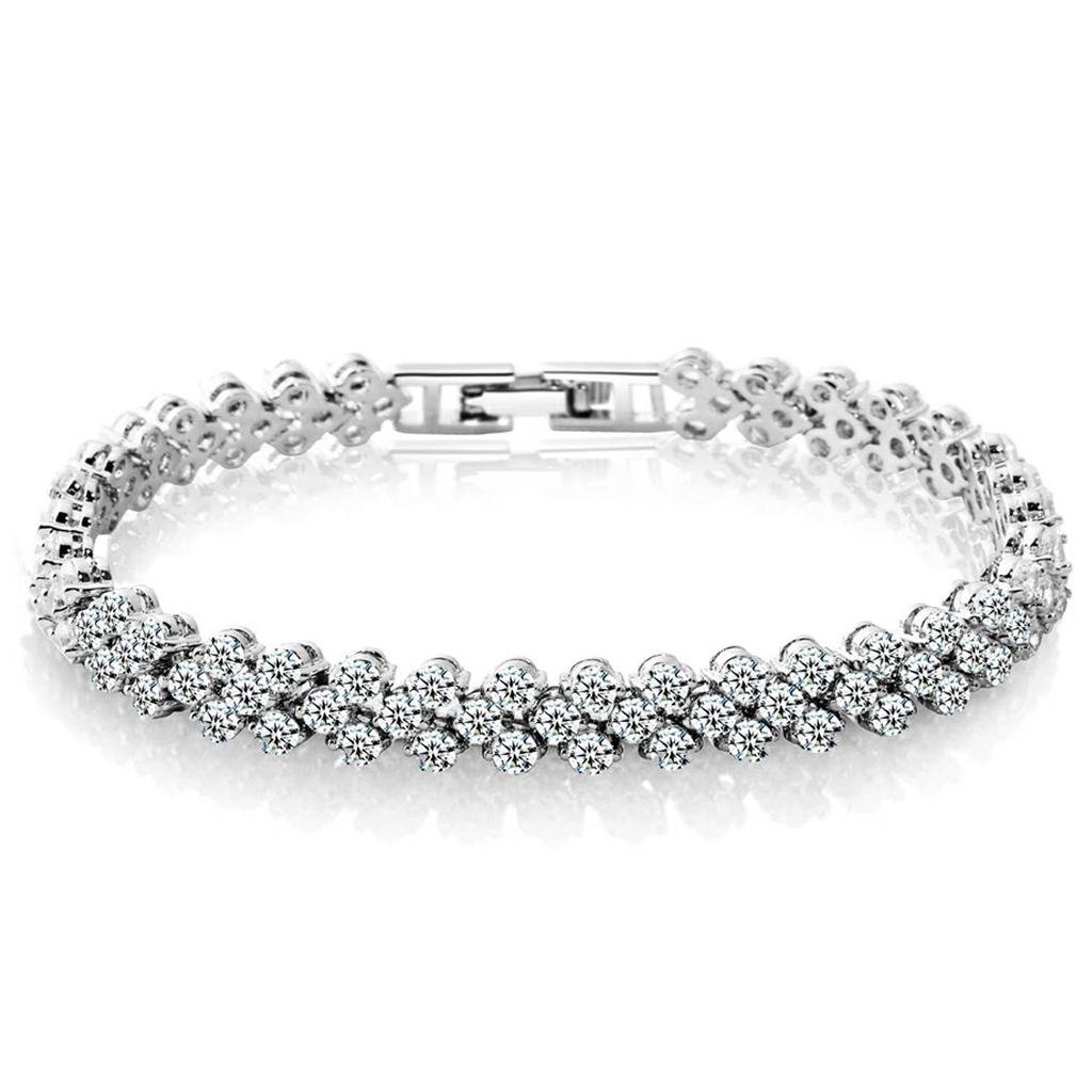 Jewelry Bracelet Stainless Steel Crystal Wedding Bracelet Hand String