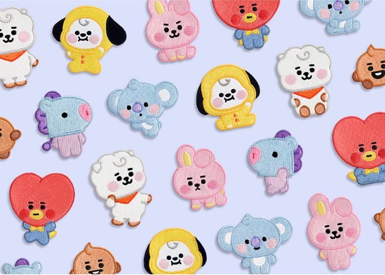 BT21 Baby Embroidery Badge