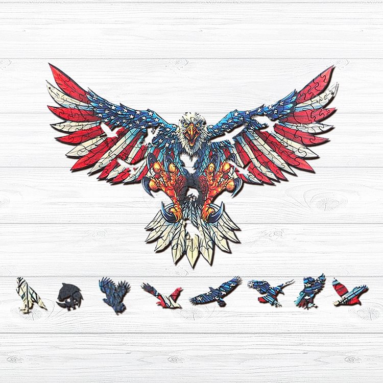 American Bald Eagle Wooden Puzzle