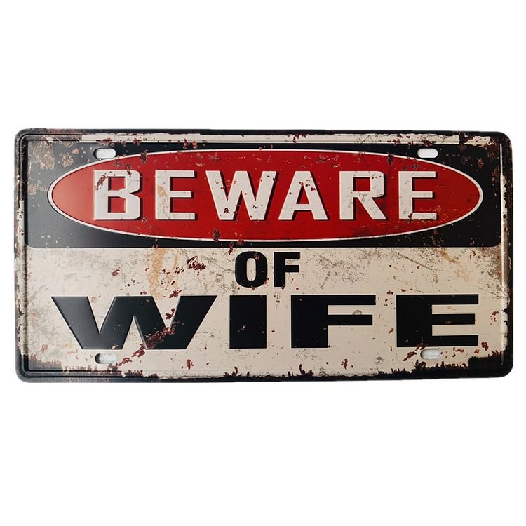 Home Decoration - Car Plate License Tin Signs/Wooden Signs - 15x30cm