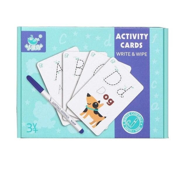 Write & Wipe Learning Cards-Mayoulove