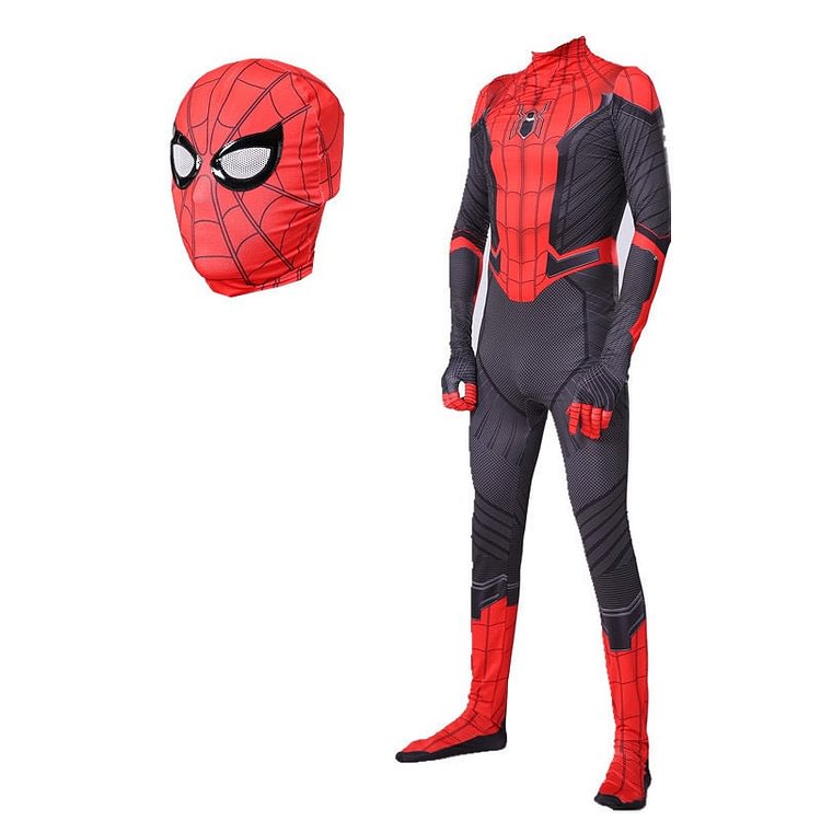 Mayoulove Spiderman Peter Parker Gwen Miles Morales Cosplay Costume with Mask Boys Girls Bodysuit Halloween Fancy Jumpsuits-Mayoulove