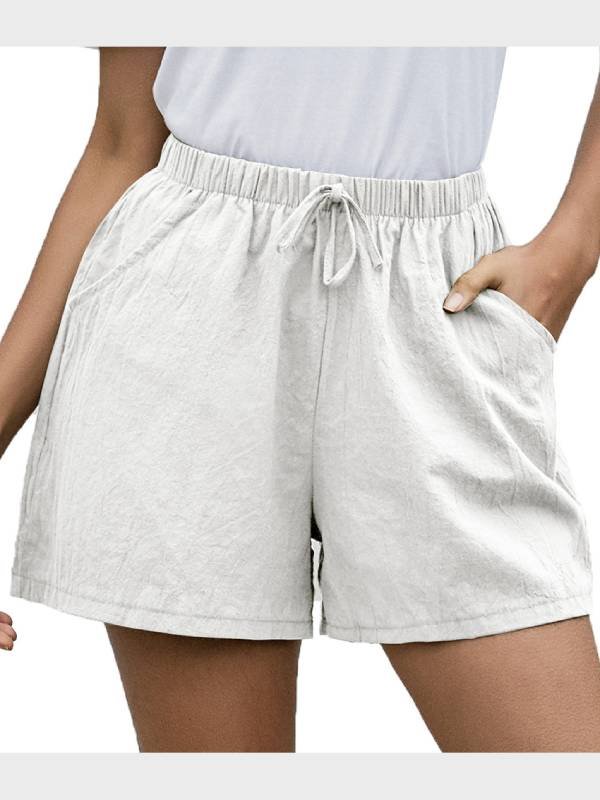 Women's Casual Solid Loose Shorts Pants