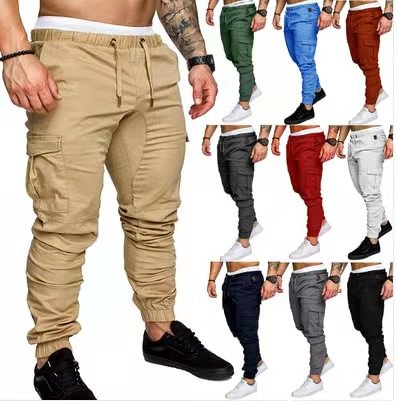 Men's Cargo Pants Slim Fit Casual Jogger Pant