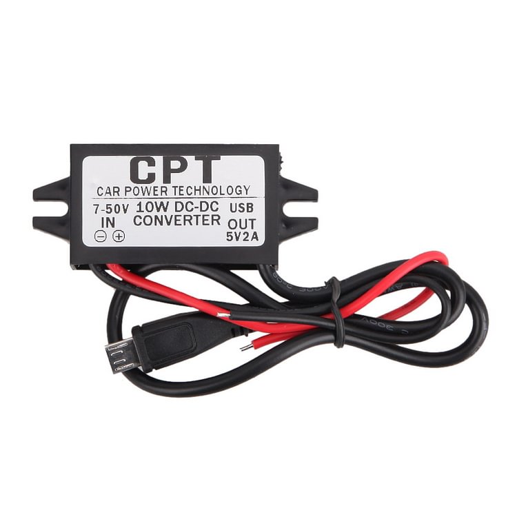 CPT-HUL-6 vehicle power supply -5V output 2A MAX single MicroUSB