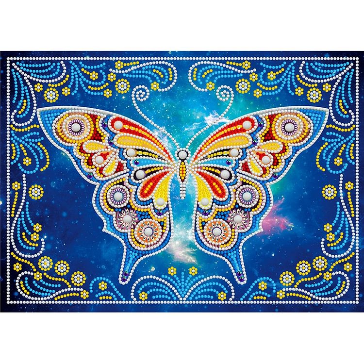 Butterfly - Special Shaped Diamond Painting - 40*30CM