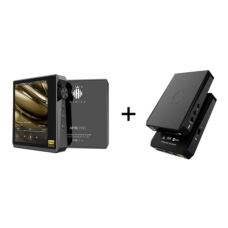 Hidizs AP80 Pro Portable Lossless Music Player + DH80S Portable Balanced DAC & AMP Bundles
