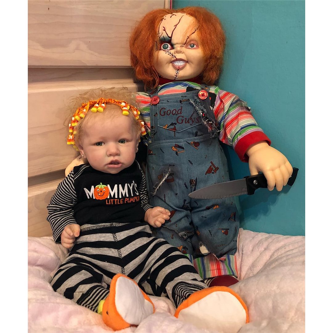 [🎃Halloween Sale] 20'' Realistic And Lifelike Reborn Baby Toddler Girl Doll Named Remy