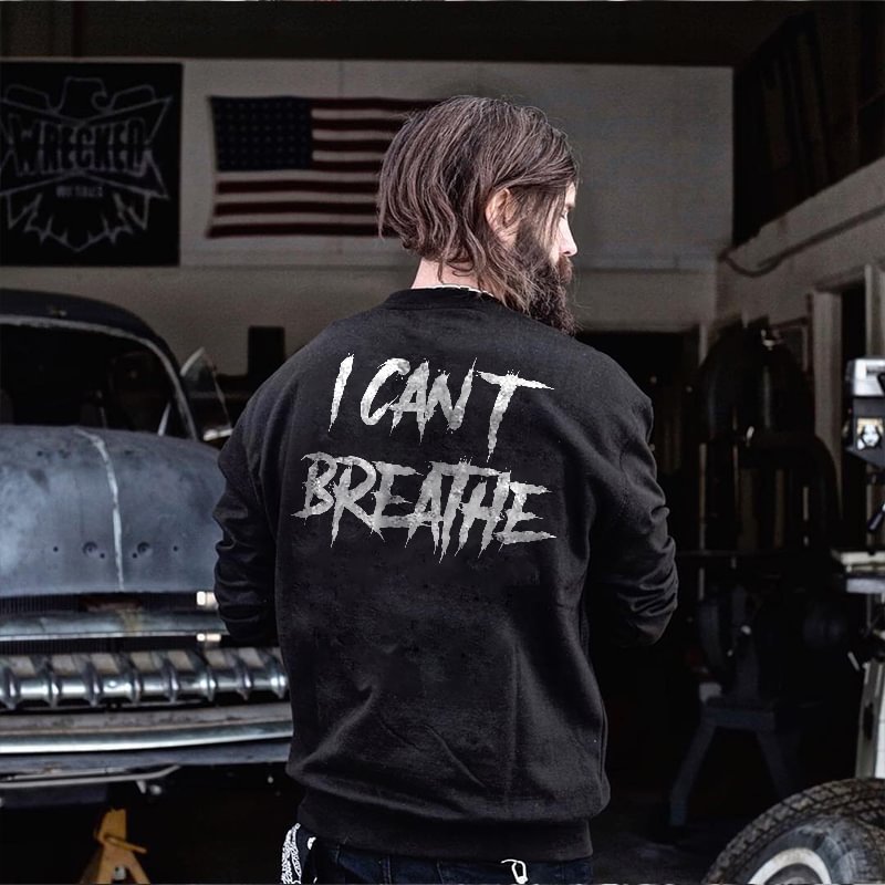 I Can't Breathe Casual Hoodie - Krazyskull