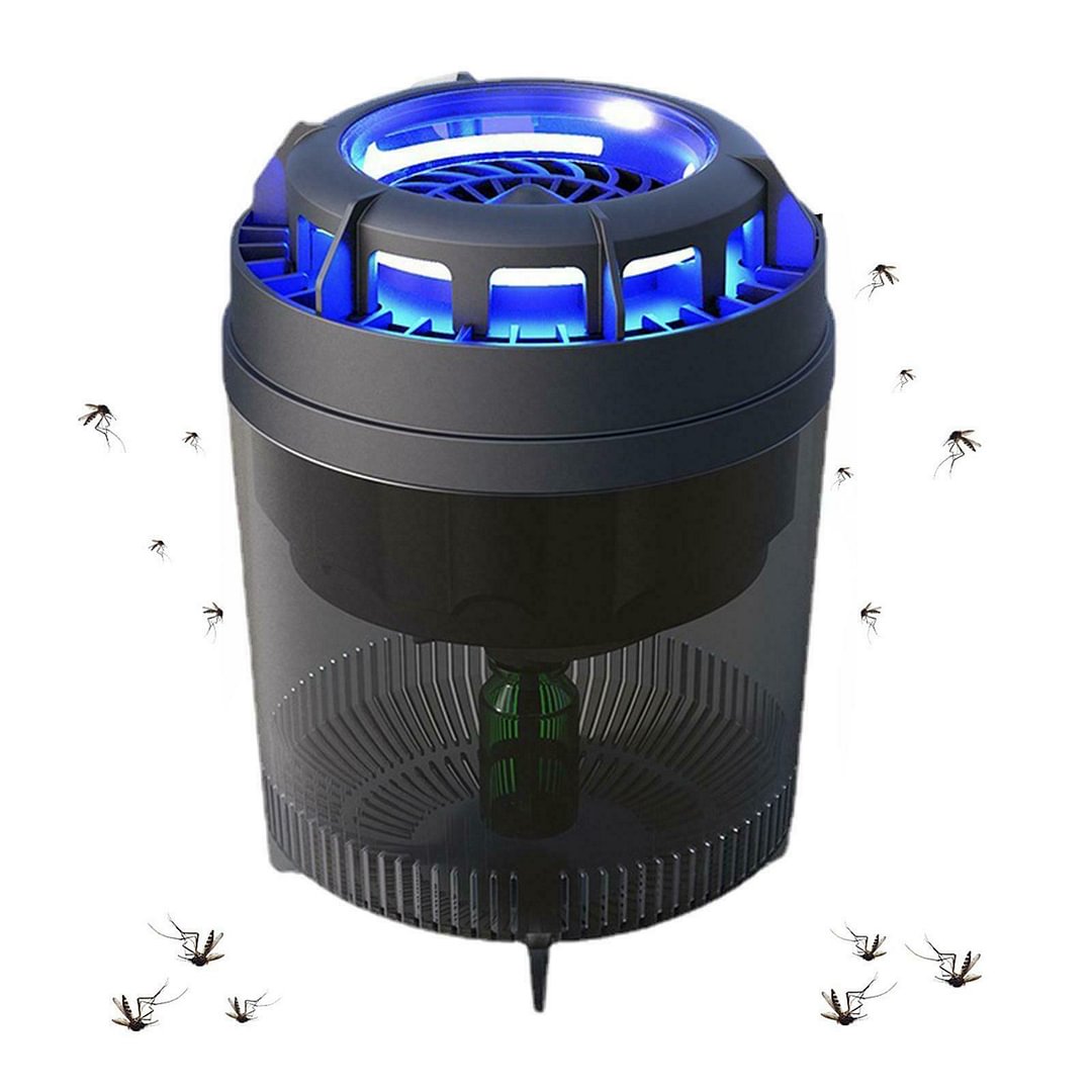 Fly Trap Mosquito Trap Fruit Fly Trap Indoor Bug Zapper Mosquito Killer with UV Trap Automatic Intelligent Light Induction with Sticky Glue Boards for Home Kitchen No Zapper Clear