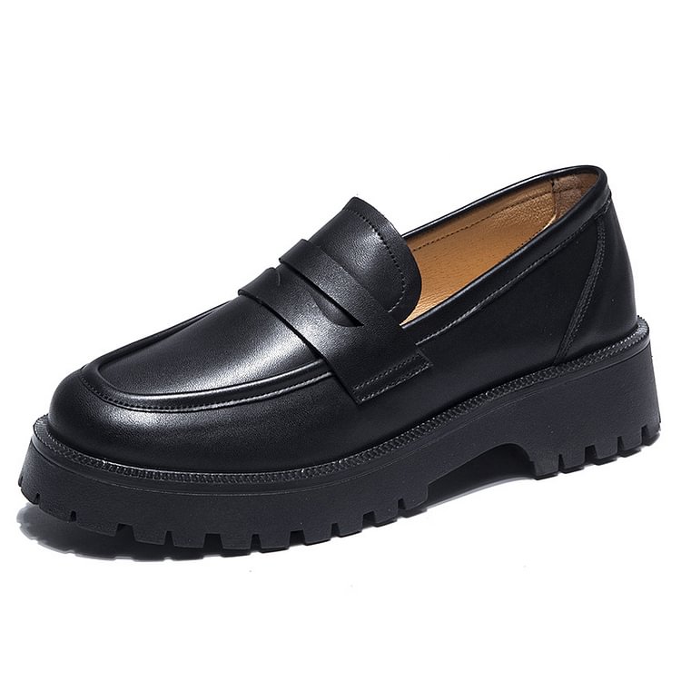 The Bradley Lugsole Loafer In Leather