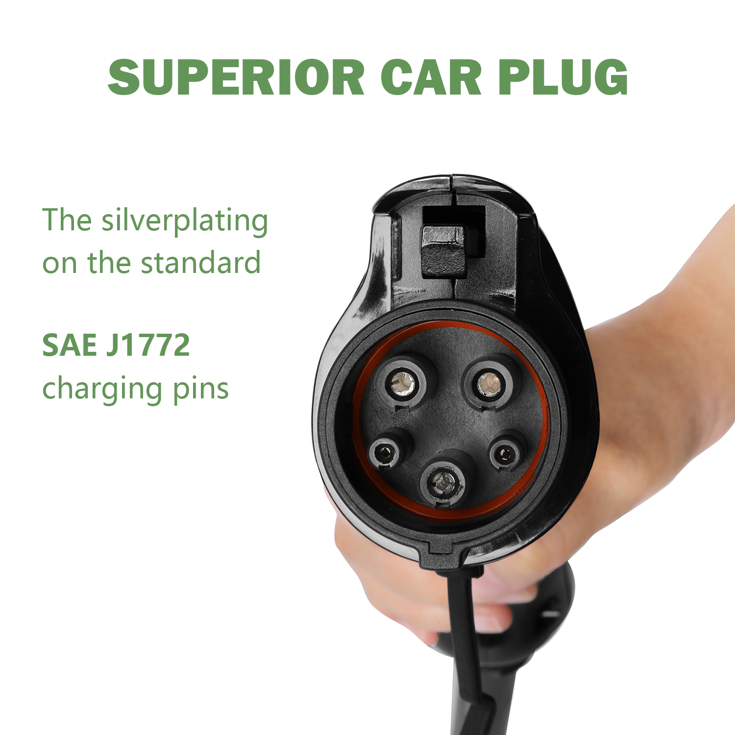 20FT EV Charger Extension Cable 40Amp 220V240V Charging Cord for Electric Vehicle