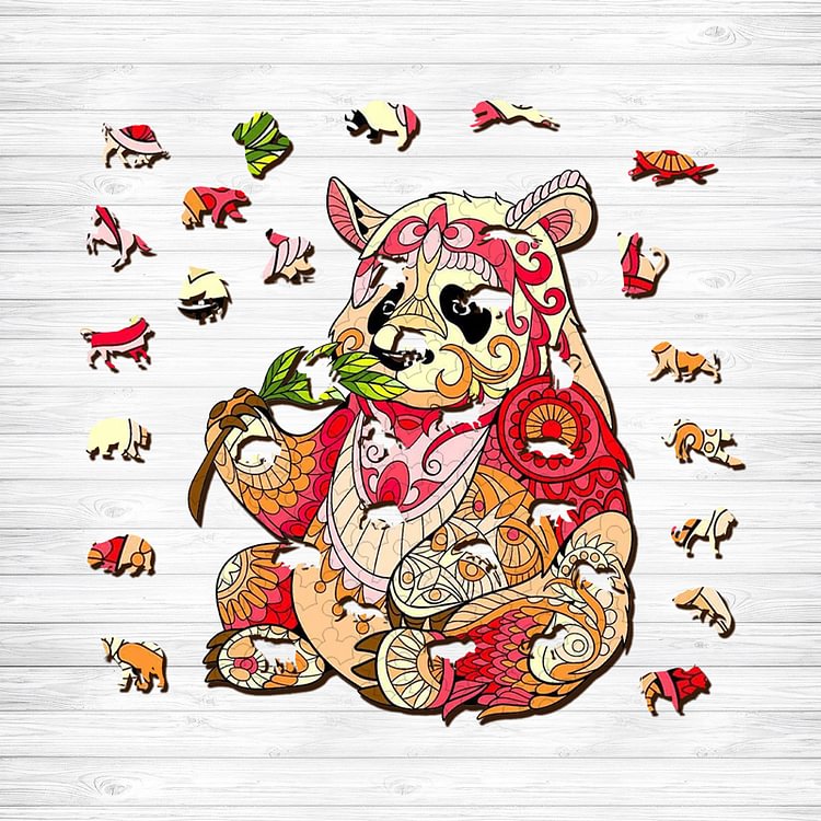 Red Panda Wooden Jigsaw Puzzle