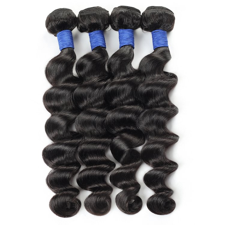 1 PC Black Loose Deep Hair Bundles丨Malaysian Mature Hair、Virgin Hair、Original Hair