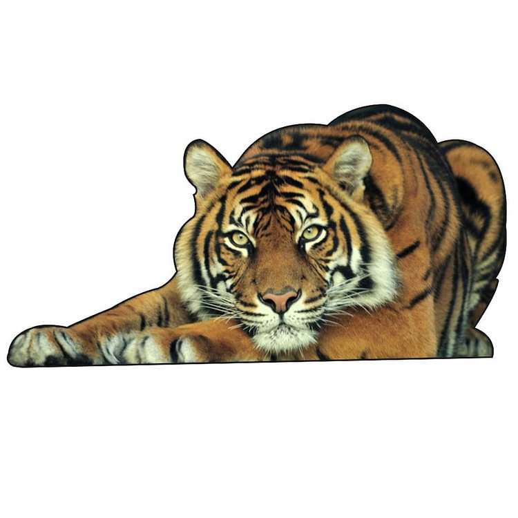 3D Animal PVC Car Sticker Decal Auto Body Decoration Accessories (Tiger)