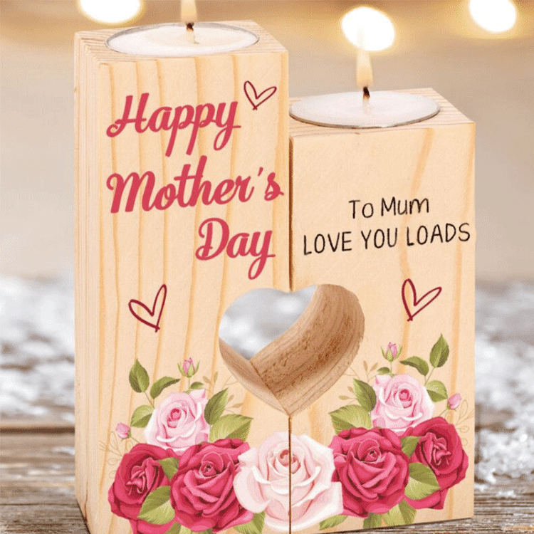 To Mum Love You Loads- Candle Holder