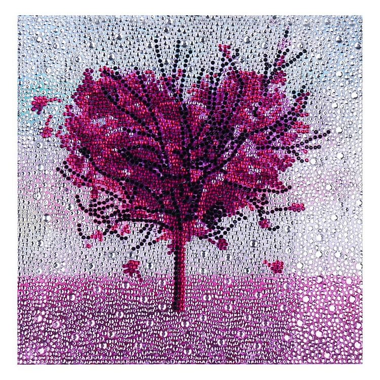 Love Tree - Special Shaped Drill Diamond Painting - 30x30cm(Canvas)