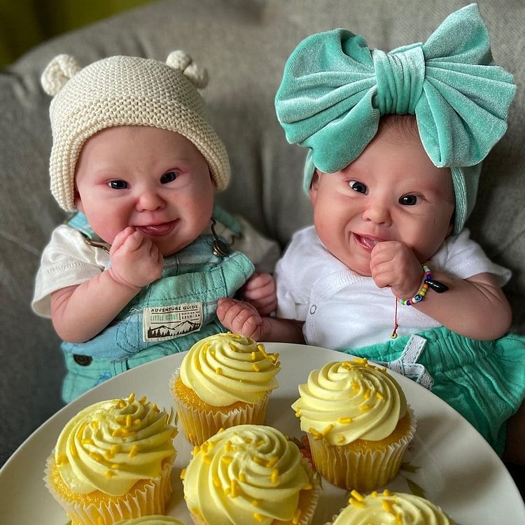  19'' Unique Twins Reborn Baby Isaiah & Elijah,Realistic Dolls, Kids Gifts - Reborndollsshop.com®-Reborndollsshop®
