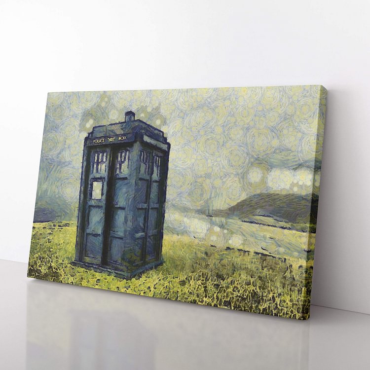 Doctor Who TARDIS Canvas Wall Art
