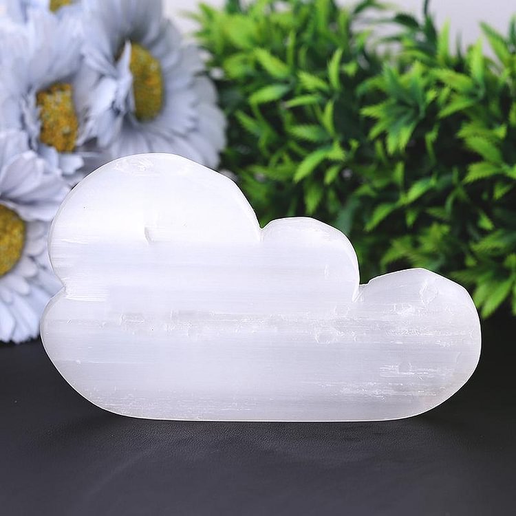 5" Cloud Shape Selenite Carvings Model Bulk Crystal wholesale suppliers
