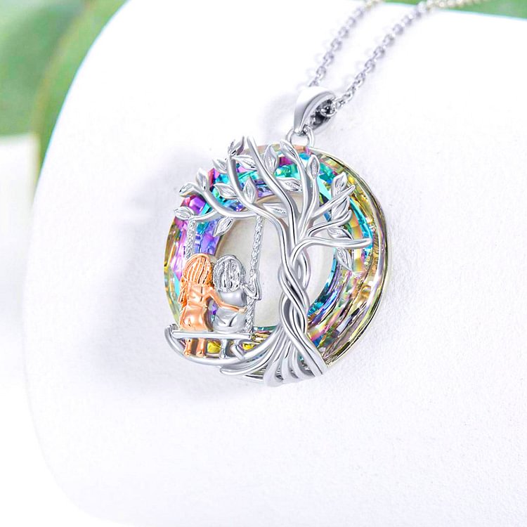 For Sister - S925 Our Roots Keep us Together Tree of Life Sisters Necklace