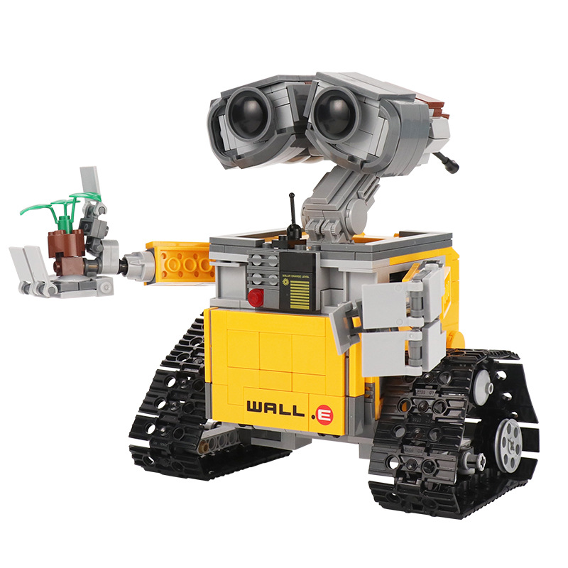 Wall.E Robot mobilisiert Wall-E Robot Building Block Spielzeug Eva Handmade Toyt 