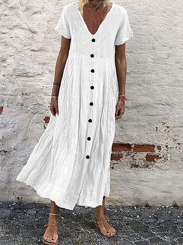 Plus Size Casual Dress Long Maxi Dress