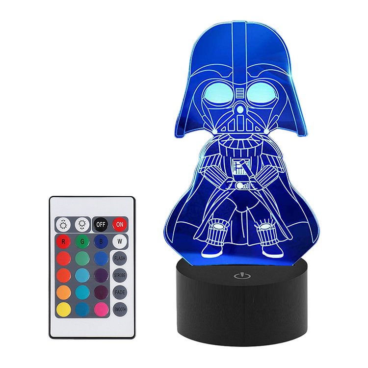 3D LED Movie Figure Acrylic Lamps Touch Remote Control Lights Room Decor
