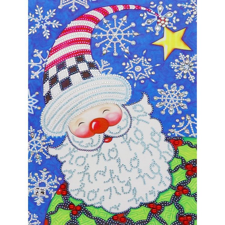 Santa Claus - Special Shaped Drill Diamond Painting - 30x40cm(Canvas)