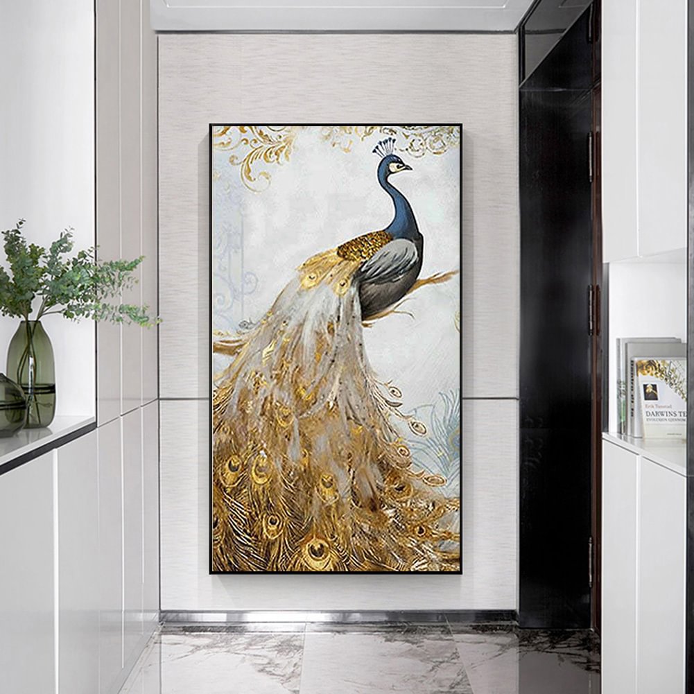 Diamond Painting - Full Round - Peacock (85*45cm)