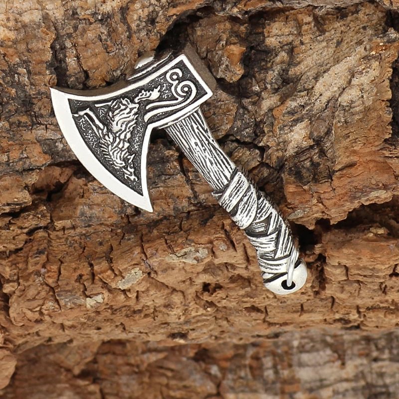 Viking Amulet Double Sided Axe Pendant