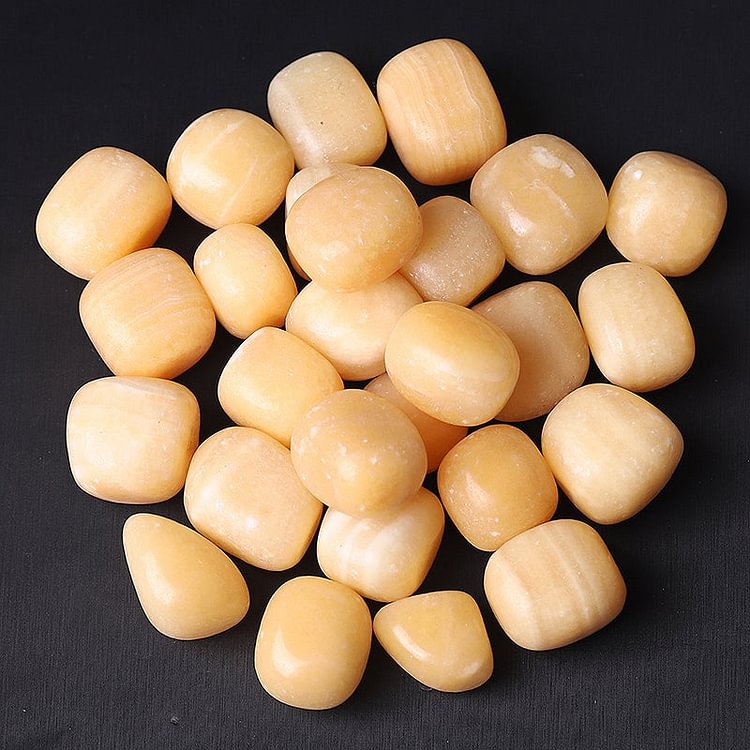 0.1kg Yellow Jade Cubes bulk Crystal tumbled stone wholesale suppliers
