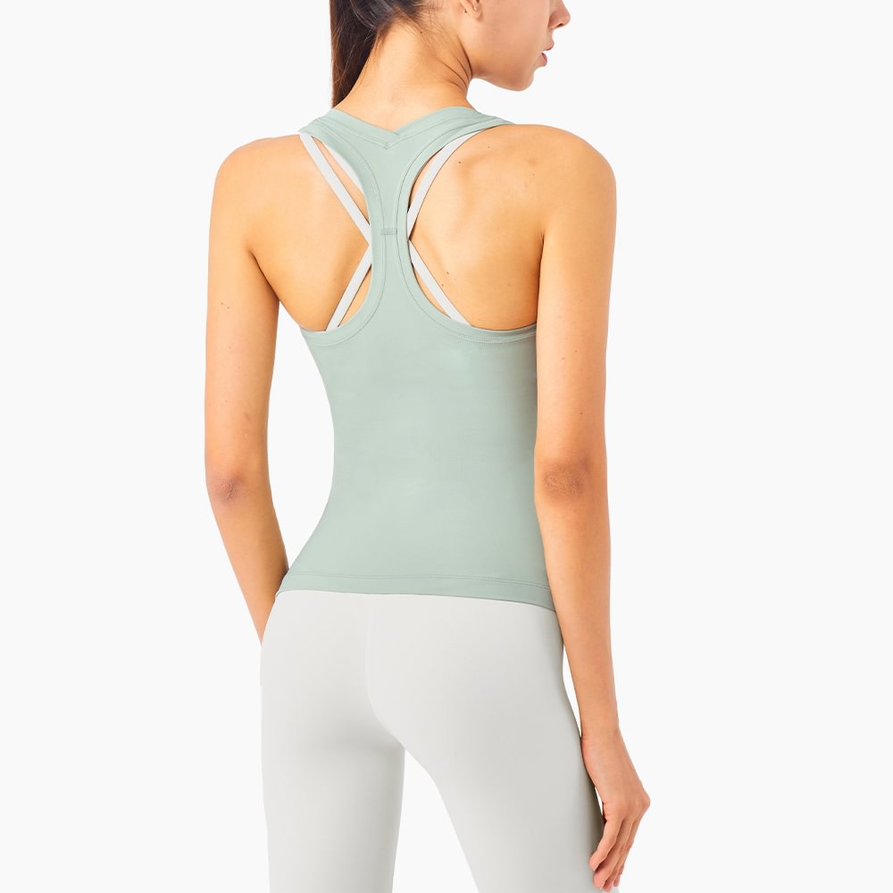 buy women's fitted athletic tank tops online