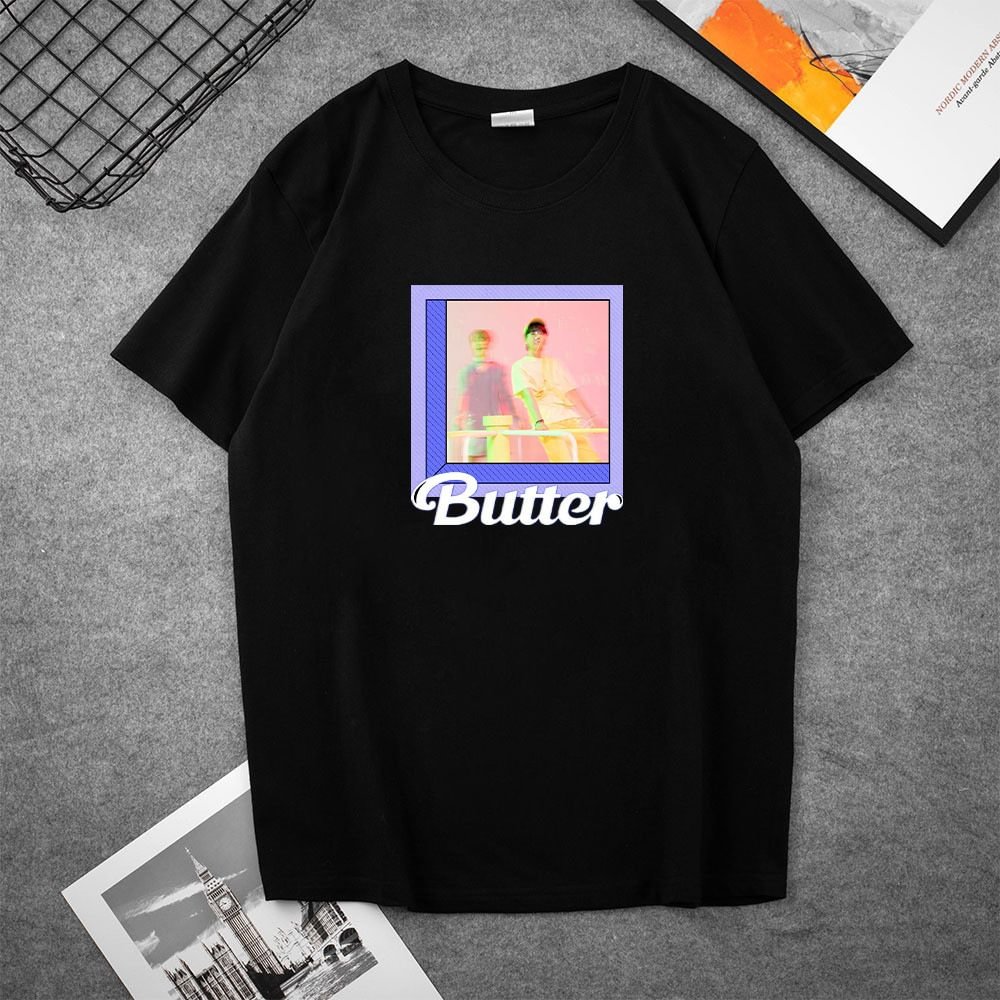 방탄소년단 Butter Photo Summer T-shirt