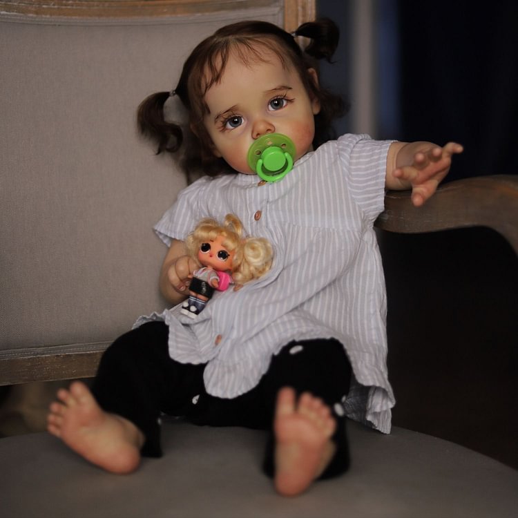  [Kids Toy Doll Gift Set] 17'' Real Lifelike Reborn Baby Cute Girl Doll Emery - Reborndollsshop.com-Reborndollsshop®