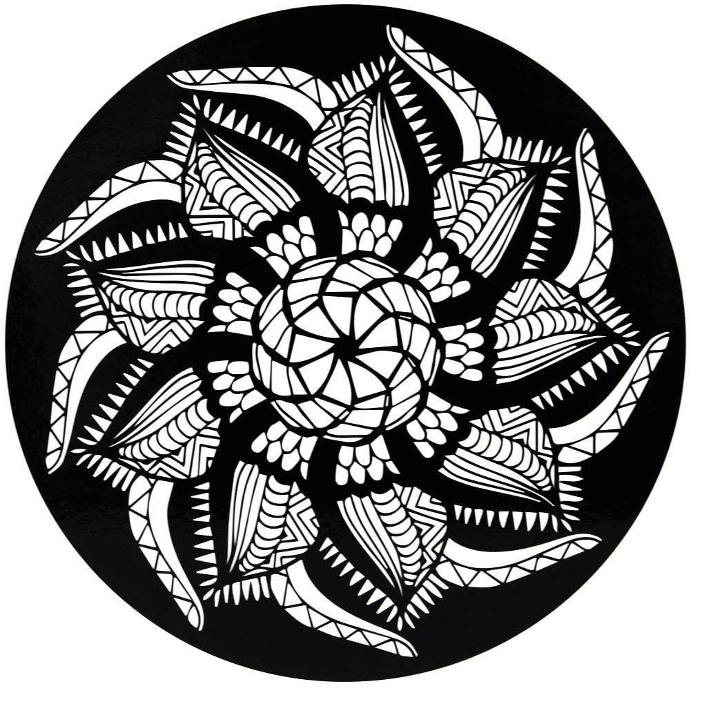 Black and White Round Puzzle - 1000 Pieces Jigsaw、、sdecorshop