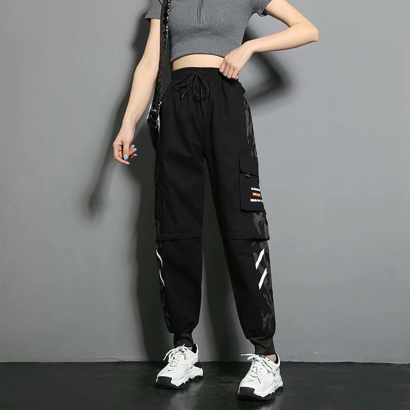 Functional leggings overalls black casual sports pants women