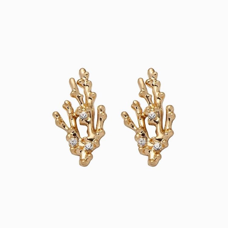 Eternal Coral Stud Earrings